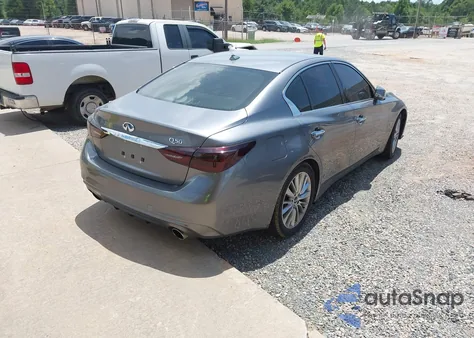 2019 Infiniti Q50 3.0T Luxe z USA, uszkodzony, nr VIN JN1EV7APXKM519048